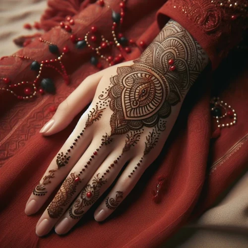 Engagement Mehndi Design 😍