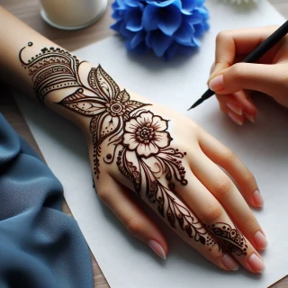 back-flower-mehndi-design