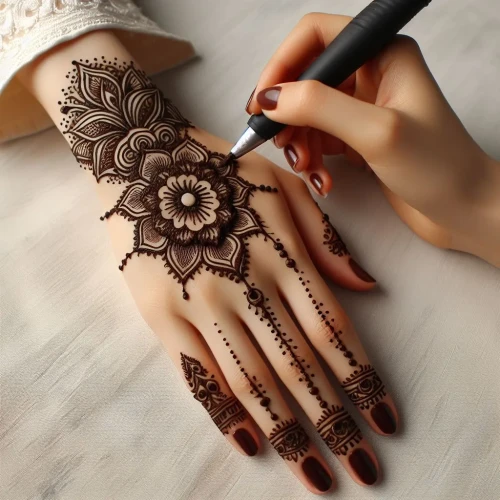 Get inspired by the latest trends with our Instagram-worthy Khafif Mehndi designs. Transform your hands into a masterpiece that will leave everyone in awe. Dive into our collection and unleash your creativity today!