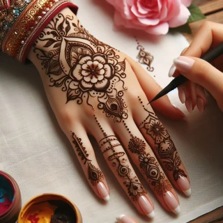 circle-mehndi-design-easy