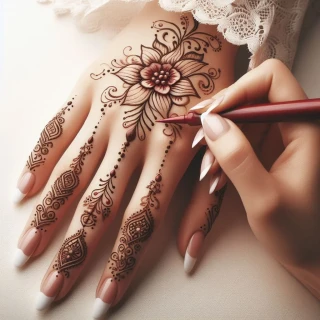 easy-rose-mehndi-design