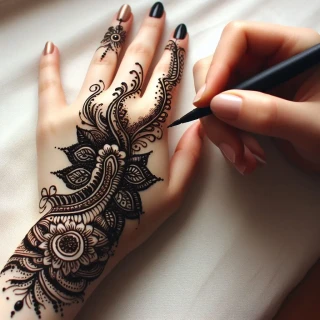 stylish-tattoo-mehndi-design