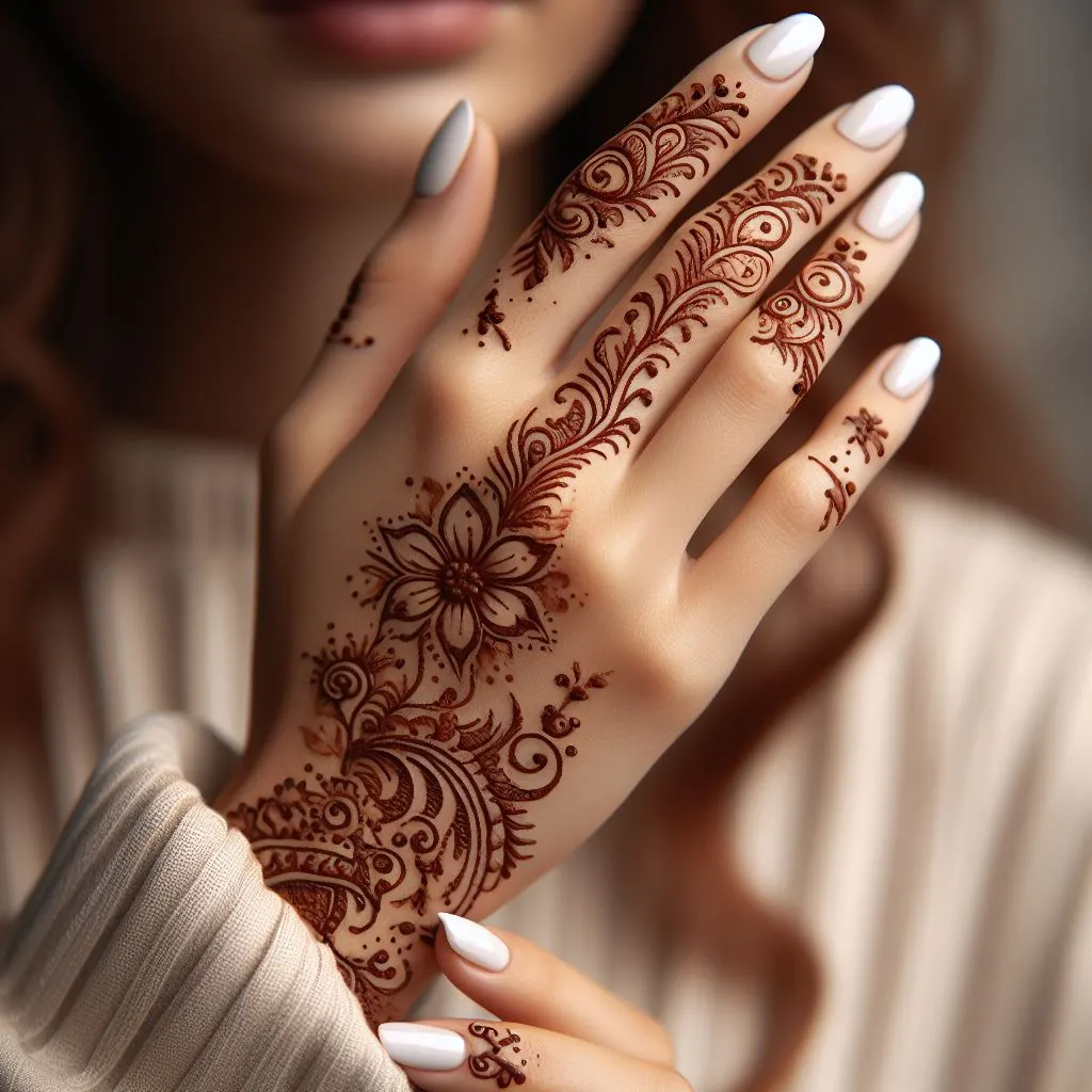 Simple mehndi designs for Makar Sankranti – News9Live