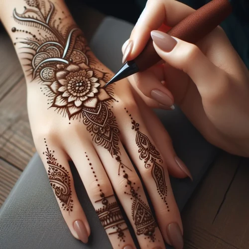 Get Insta-ready with stunning Khafif mehndi designs. Stand out in style and create a buzz on your social feed!