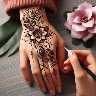 arabic-mehndi-design-easy-and-beautiful