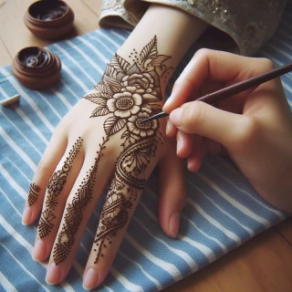 henna-flower