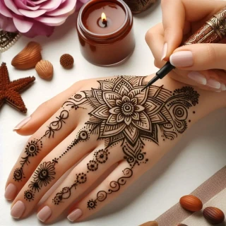 round-flower-mehndi-design