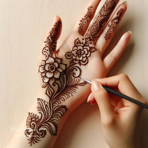 shade mehndi design