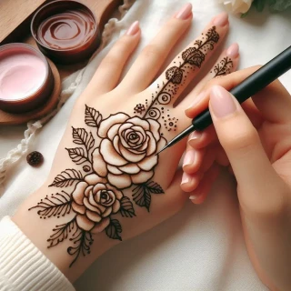 rose-gulab-mehndi-design