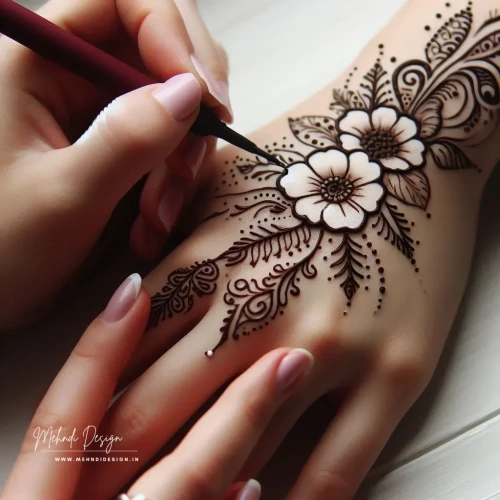 Looking for bold and intricate henna? Our mehndi heavy design selection will leave you mesmerized. Browse our gallery and book your favorite design!