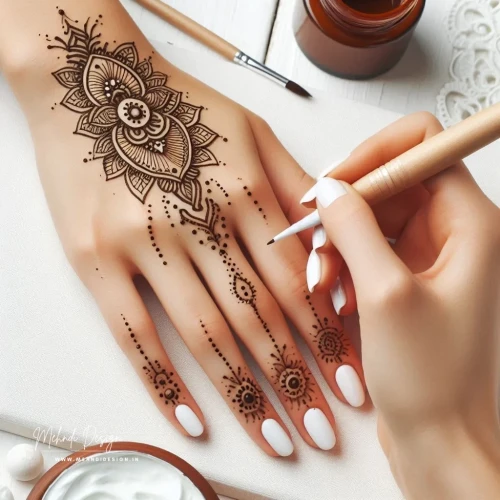 Find charming little mehndi designs! Perfect for a subtle yet beautiful look. Check out our collection of small and delicate mehndi patterns. See them now!