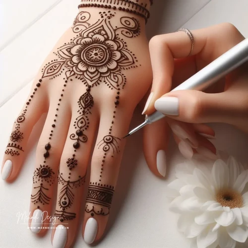 Find elegant bangle mehndi designs simple and chic! Perfect for any event, easy to apply and stunning to look at. Explore now!