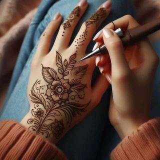 wrist-tattoo-mehndi-design