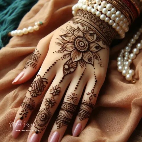 Looking for inspiration? Mehndi design wallpapers are a great way to get creative ideas. These wallpapers showcase intricate patterns and styles that can be used as references for your next mehndi session.