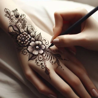 Simple-stylish-mehndi-design